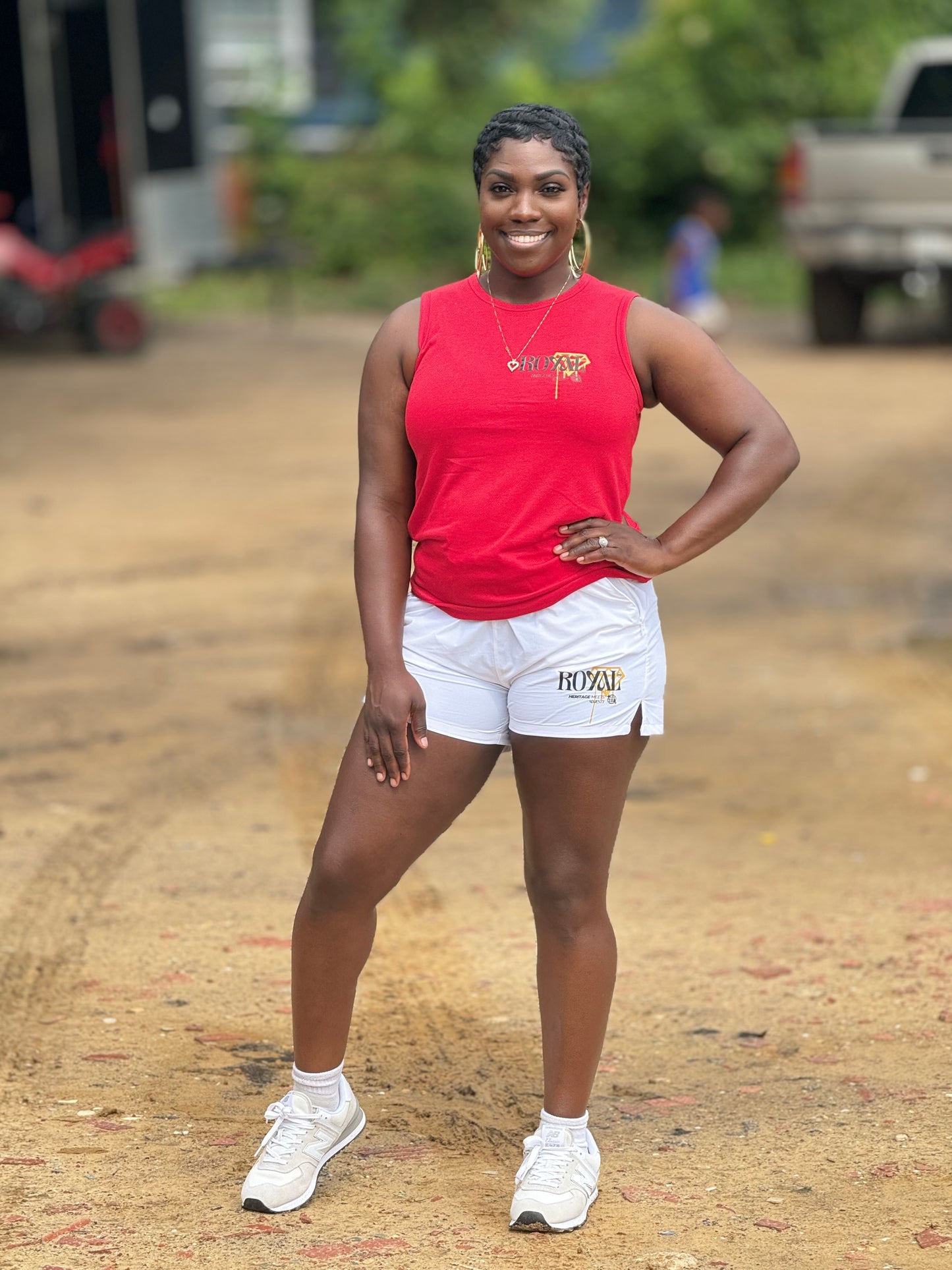 Women’s Royal Red Summer Set