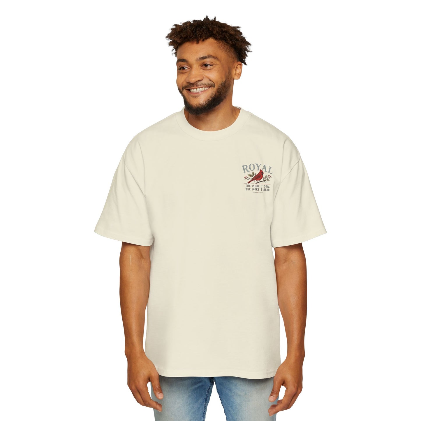 Cardinal 'Royal' Tee — The More I Sow, The More I Reap