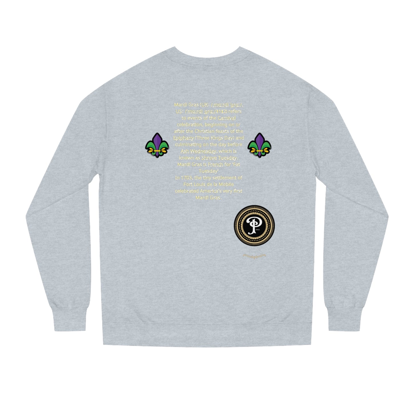 Mardi Gras Crew Neck Sweatshirt