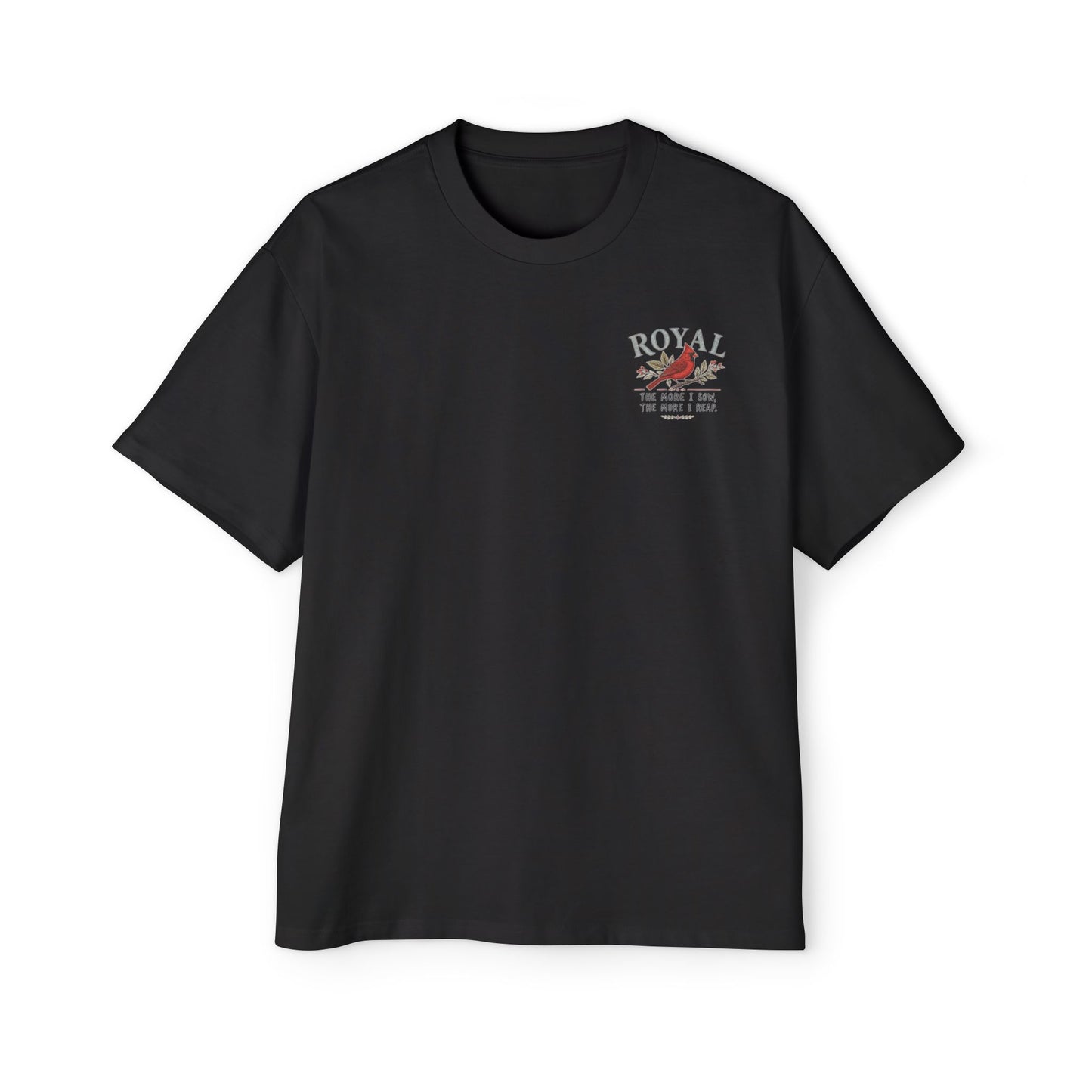 Cardinal 'Royal' Tee — The More I Sow, The More I Reap