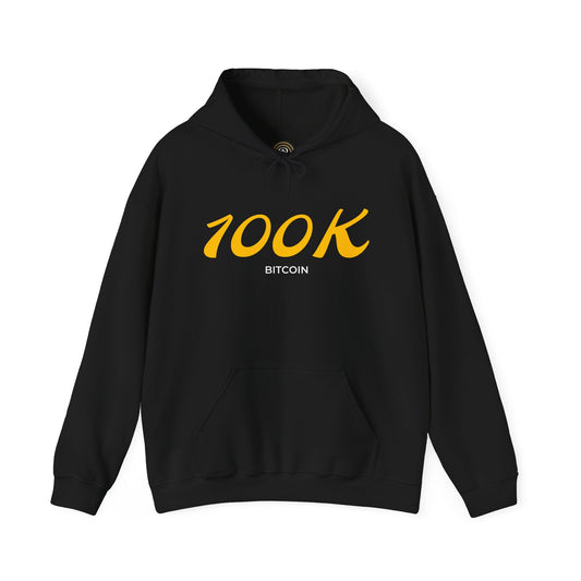 Bitcoin 100K Unisex Heavy Blend™ Hooded Sweatshirt