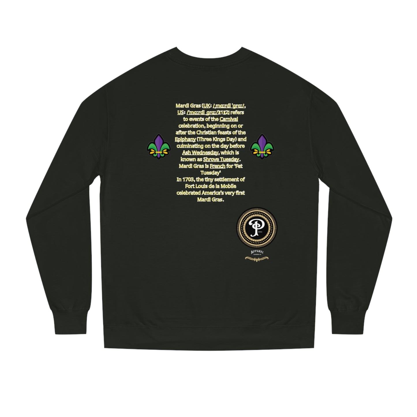 Mardi Gras Crew Neck Sweatshirt