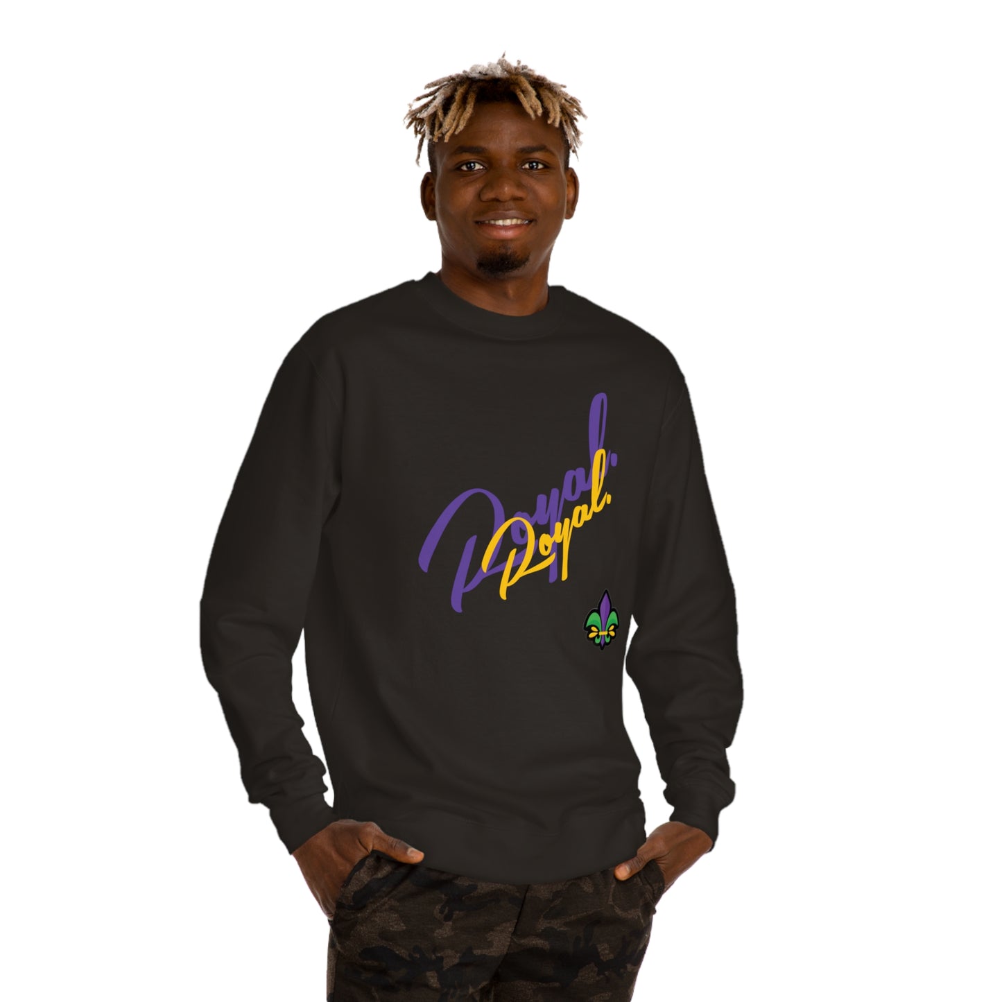 Mardi Gras Crew Neck Sweatshirt