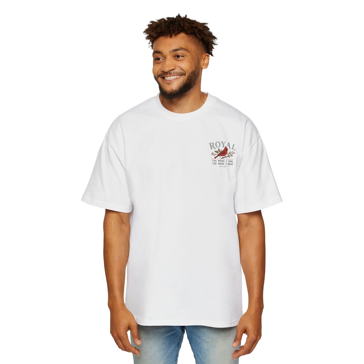 Cardinal 'Royal' Tee — The More I Sow, The More I Reap