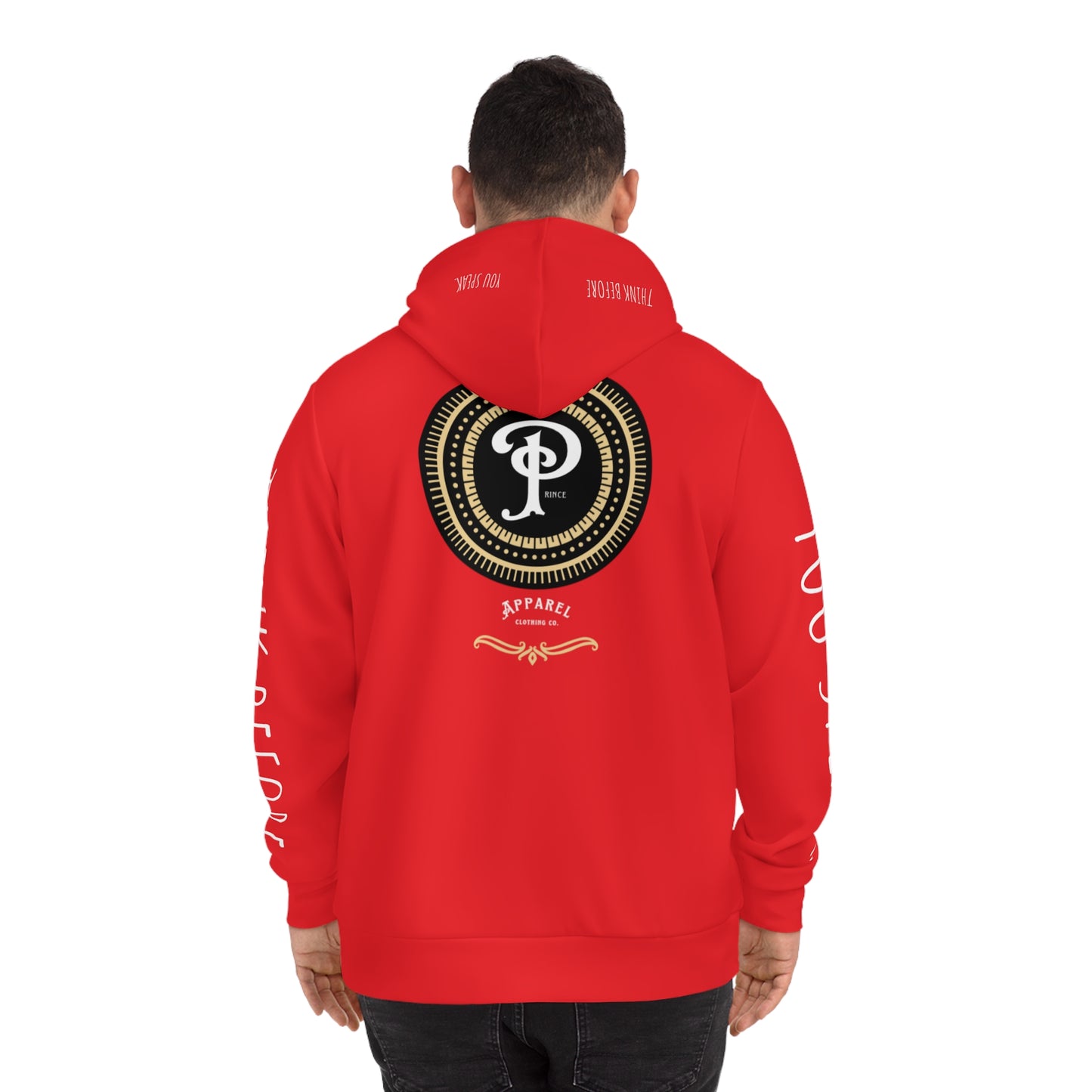 Think Before You Speak Fashion Hoodie (AOP)