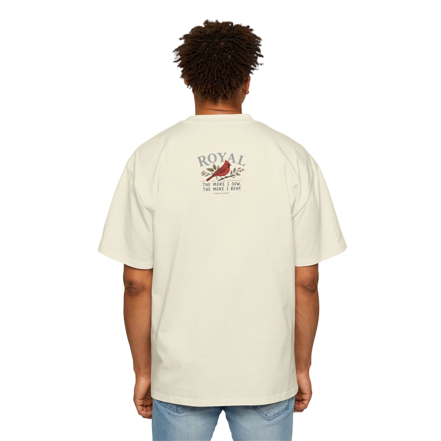 Cardinal 'Royal' Tee — The More I Sow, The More I Reap