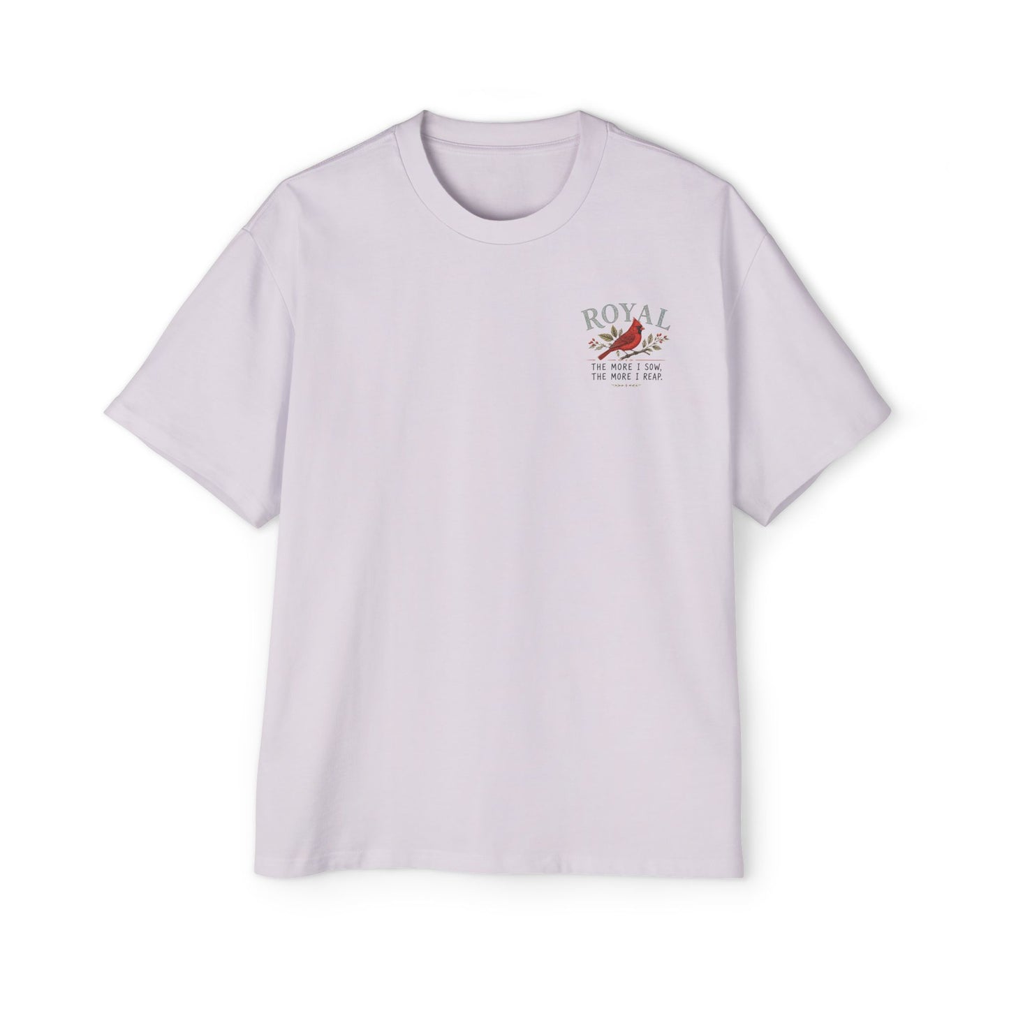Cardinal 'Royal' Tee — The More I Sow, The More I Reap