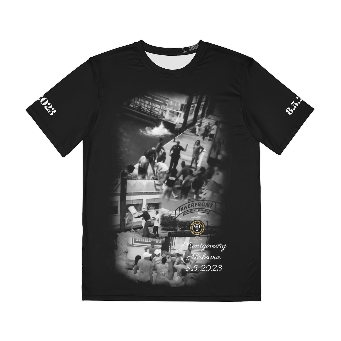 Montgomery Riverfront Men's Polyester Tee (AOP)